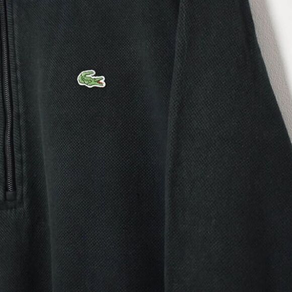 LACOSTE Vintage Mens 1/4 Zip Sweatshirt - XXL-Size 7 - Picture 6 of 6